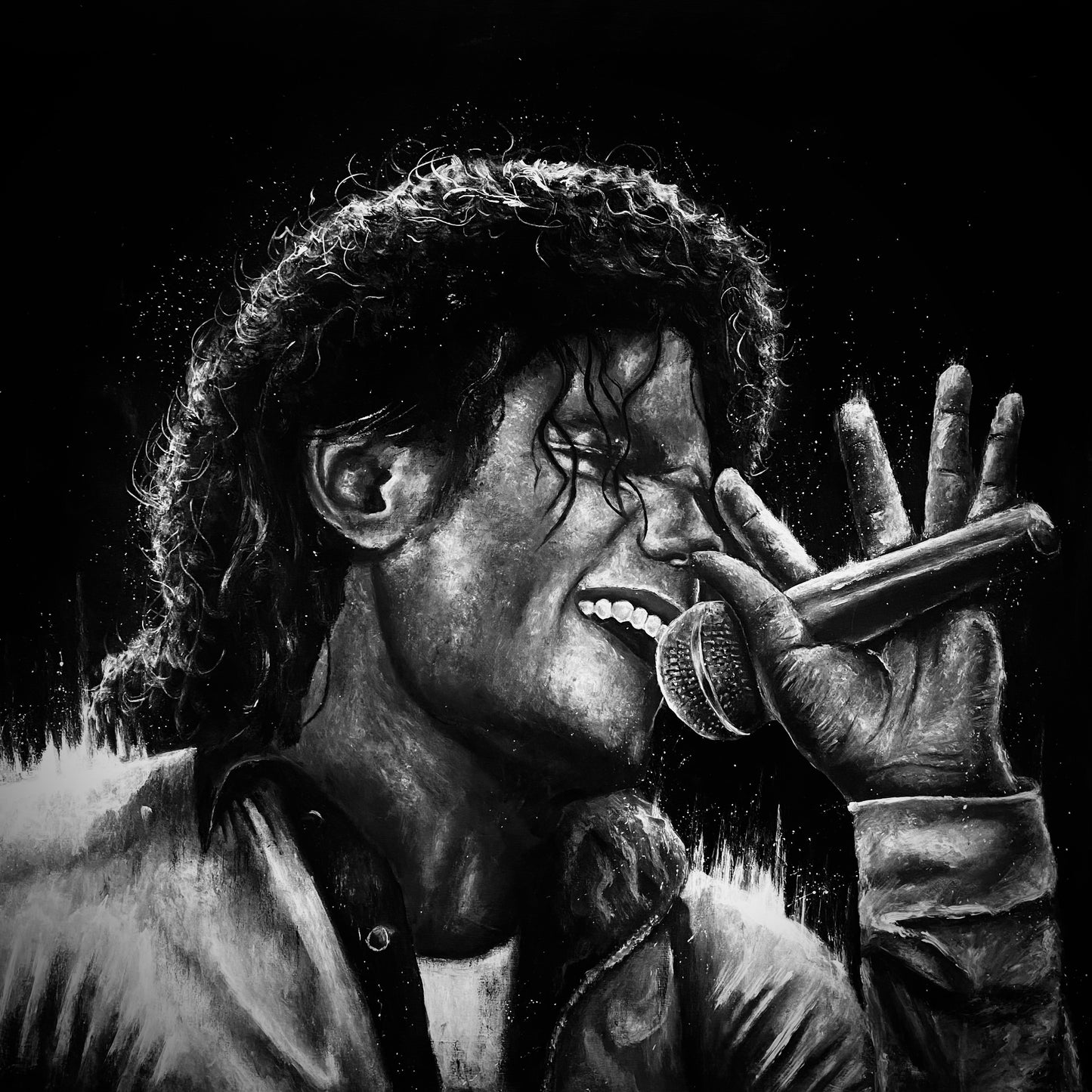 The King Of Pop Art Print